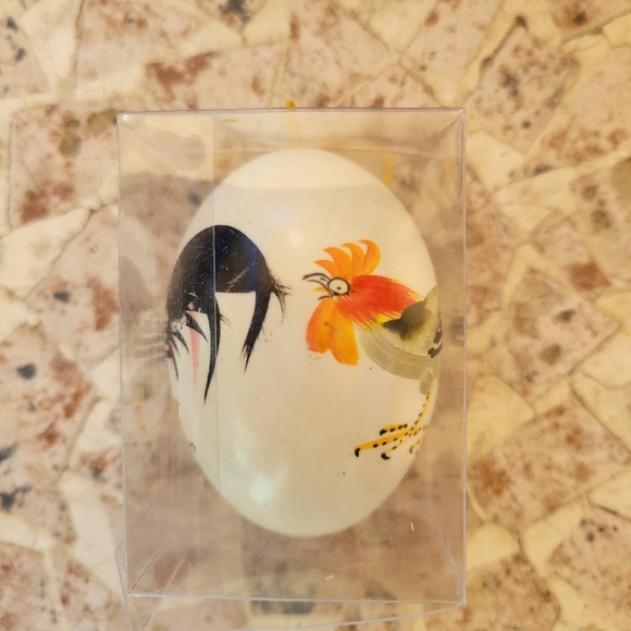 VINTAGE Decorative Ornamental Chicken Eggs Rooster design Ornament Holiday - Picture 10 of 16